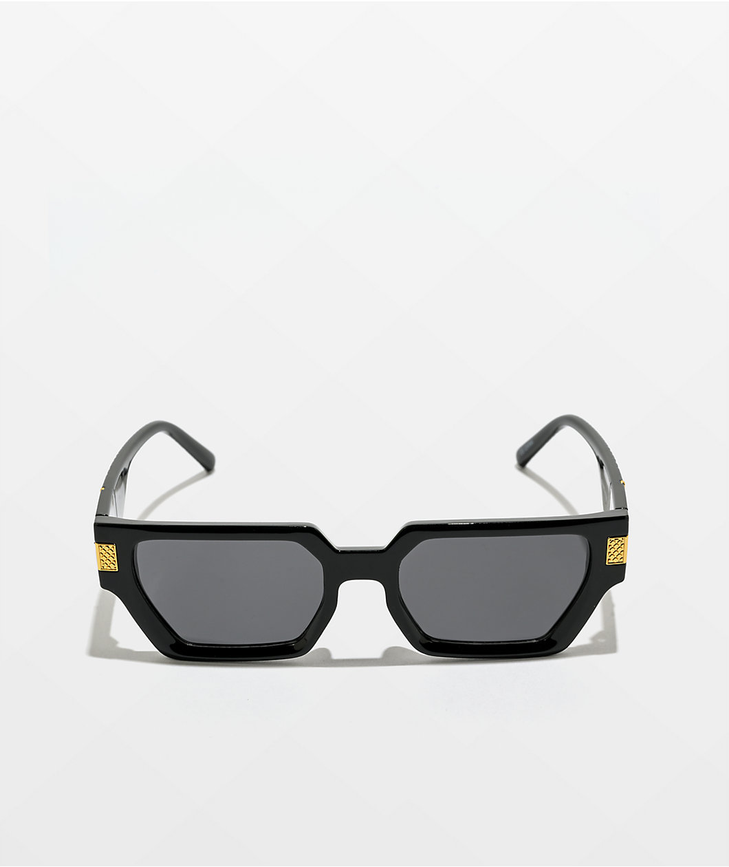 Black & Gold Chunky Sunglasses