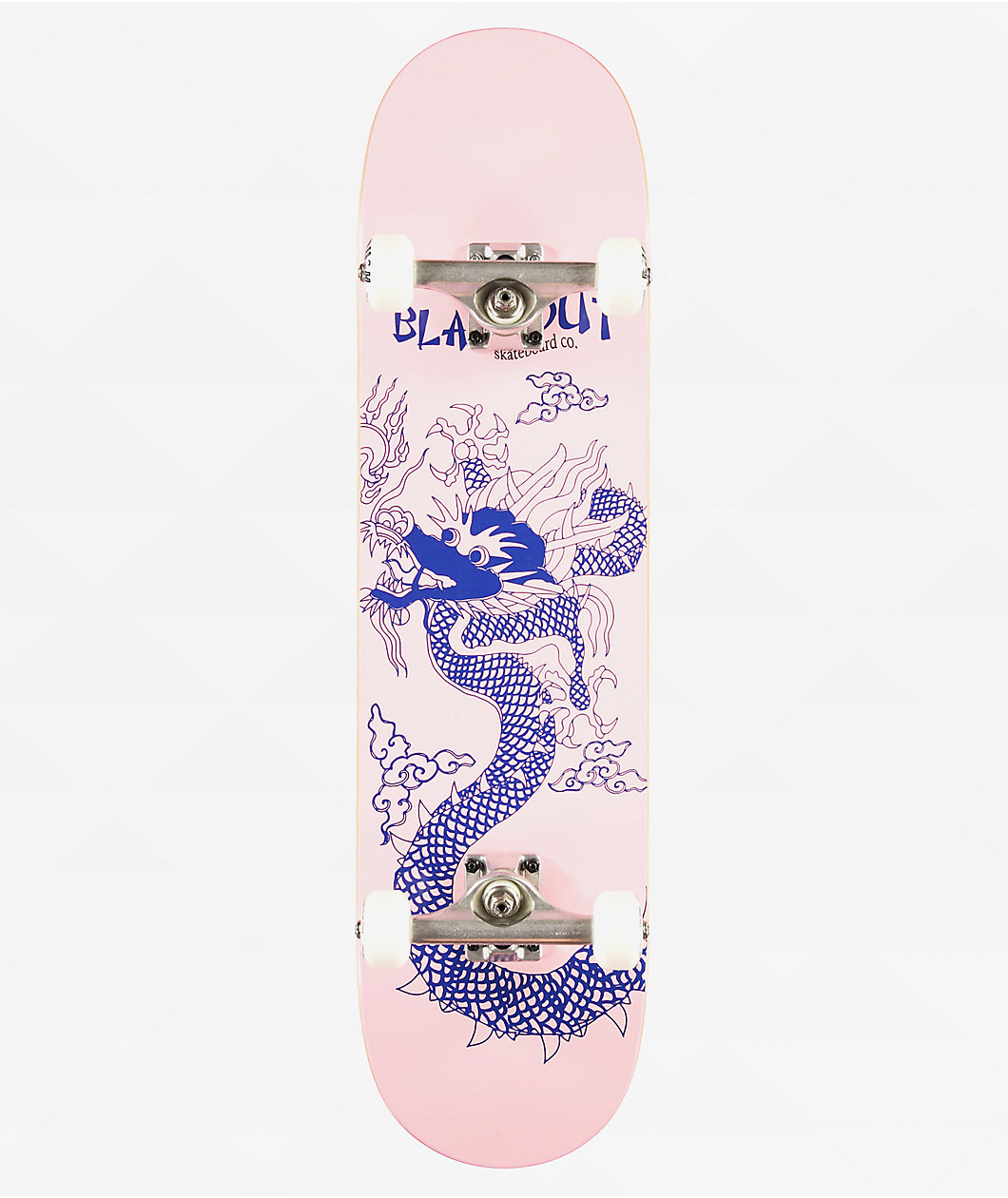 Blackout Dragon Roll 8.0" Skateboard Complete