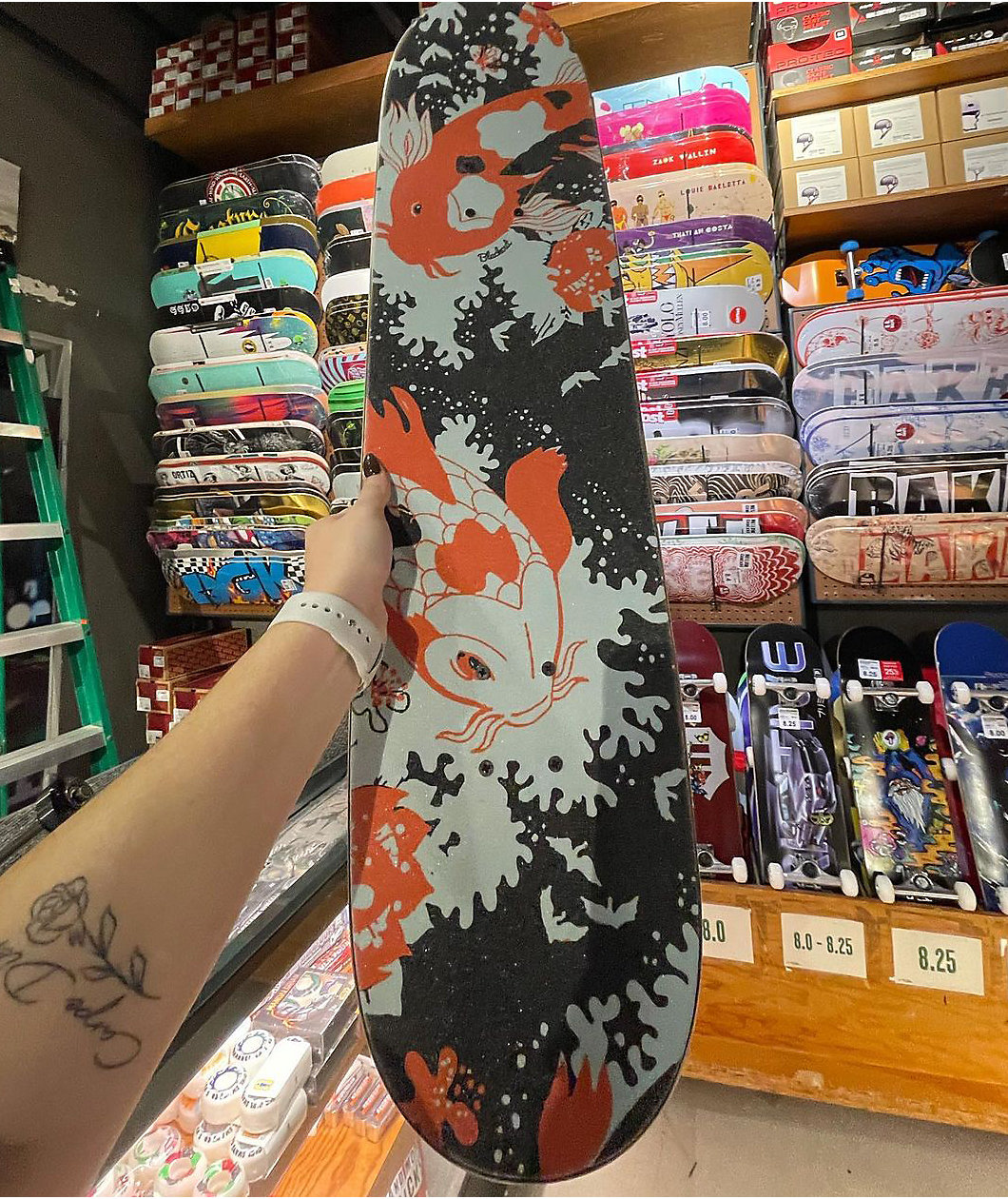 Blackout Koi Grip Tape