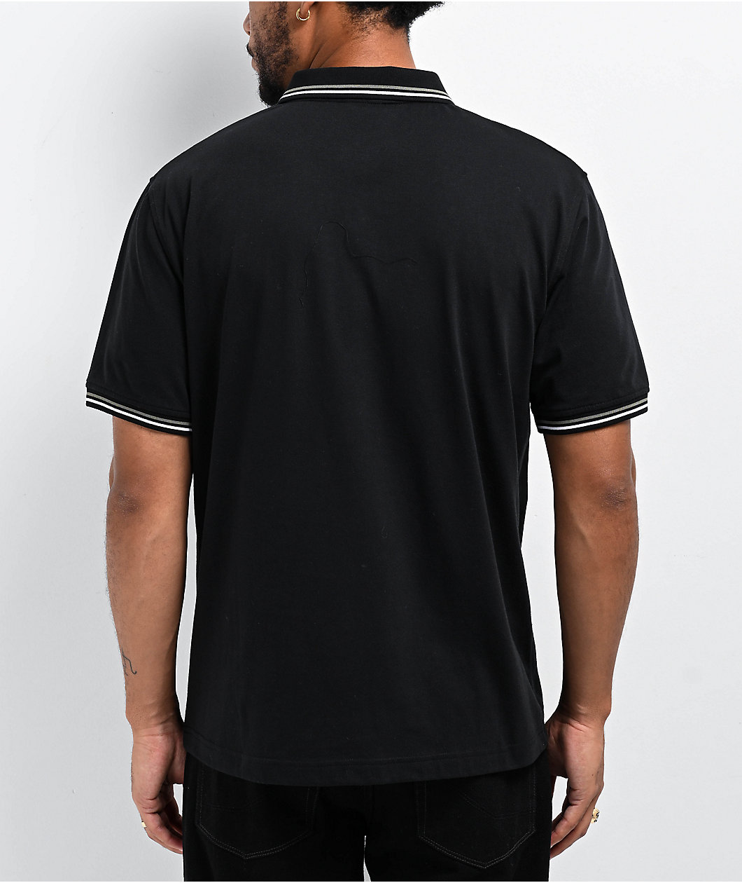 Boken Promises Ponder Black Polo Shirt