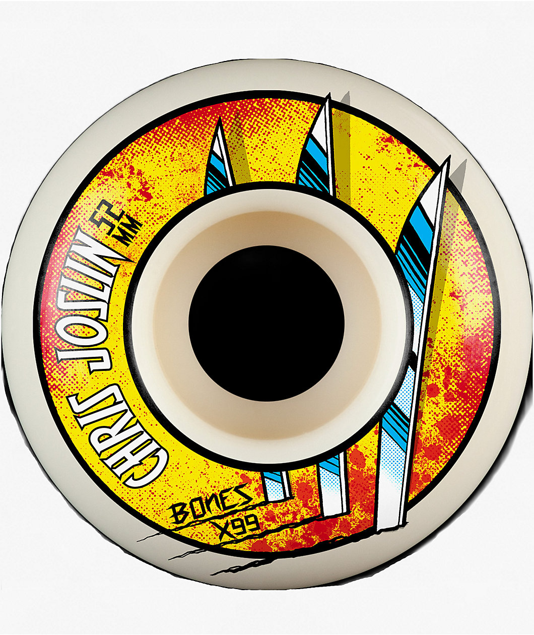 Bones Joslin Slice Of Life X-Formula 52mm 99a White Skateboard Wheels