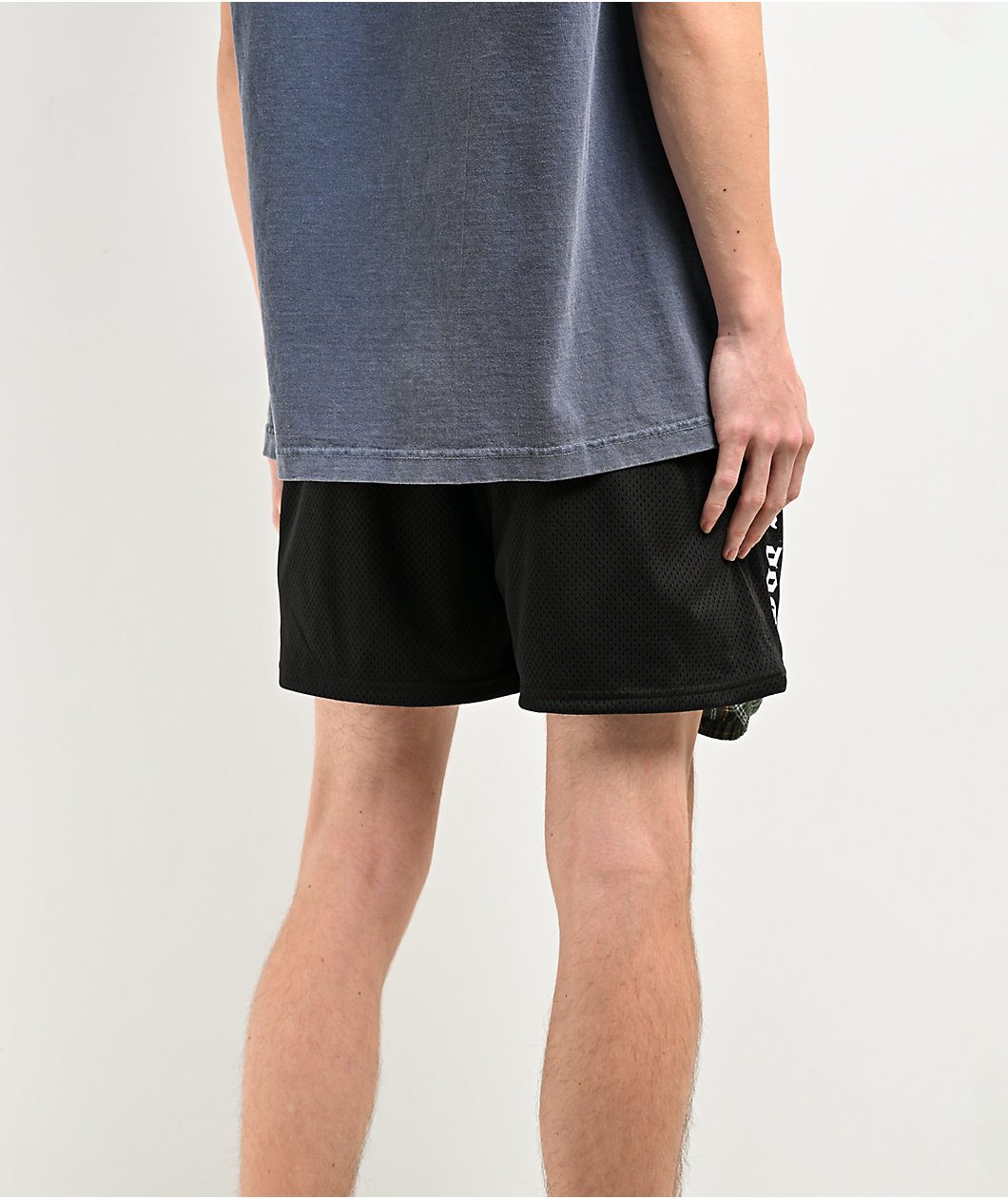 Boss Dog No Time Black Mesh Shorts