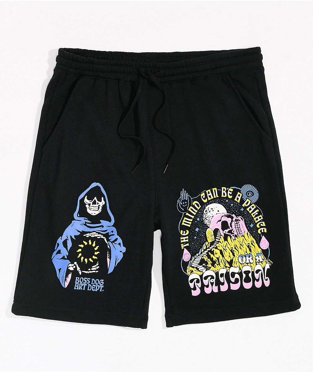 Boss Dog Palace Black Sweat Shorts