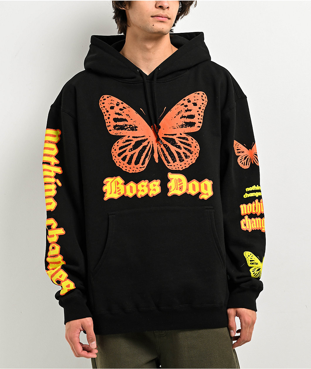 Boss Dogg No Change Black Hoodie