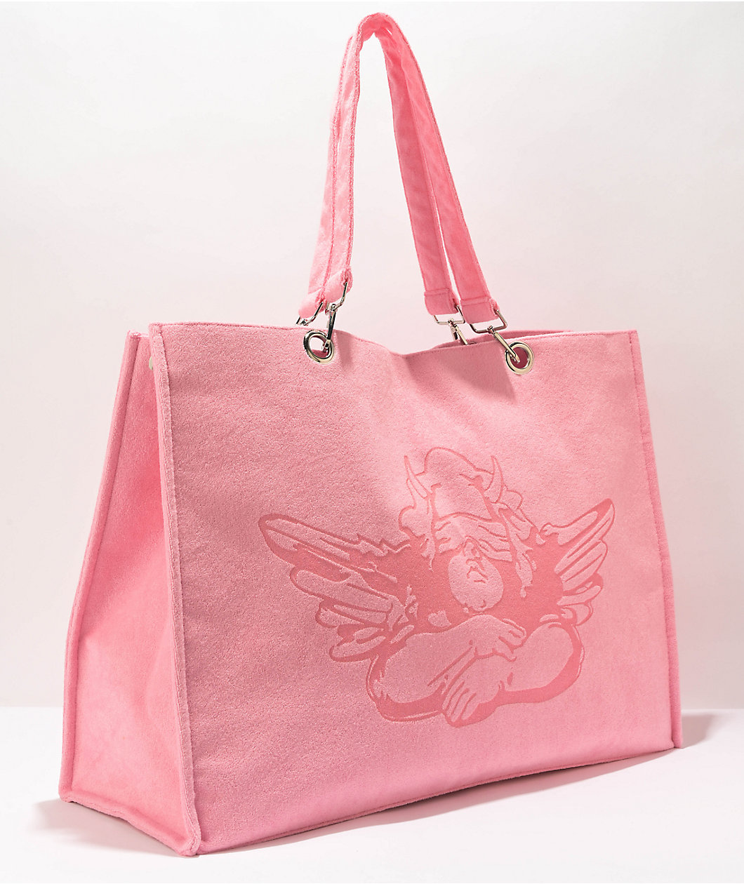 Boys Lie Pink Terry Tote Bag