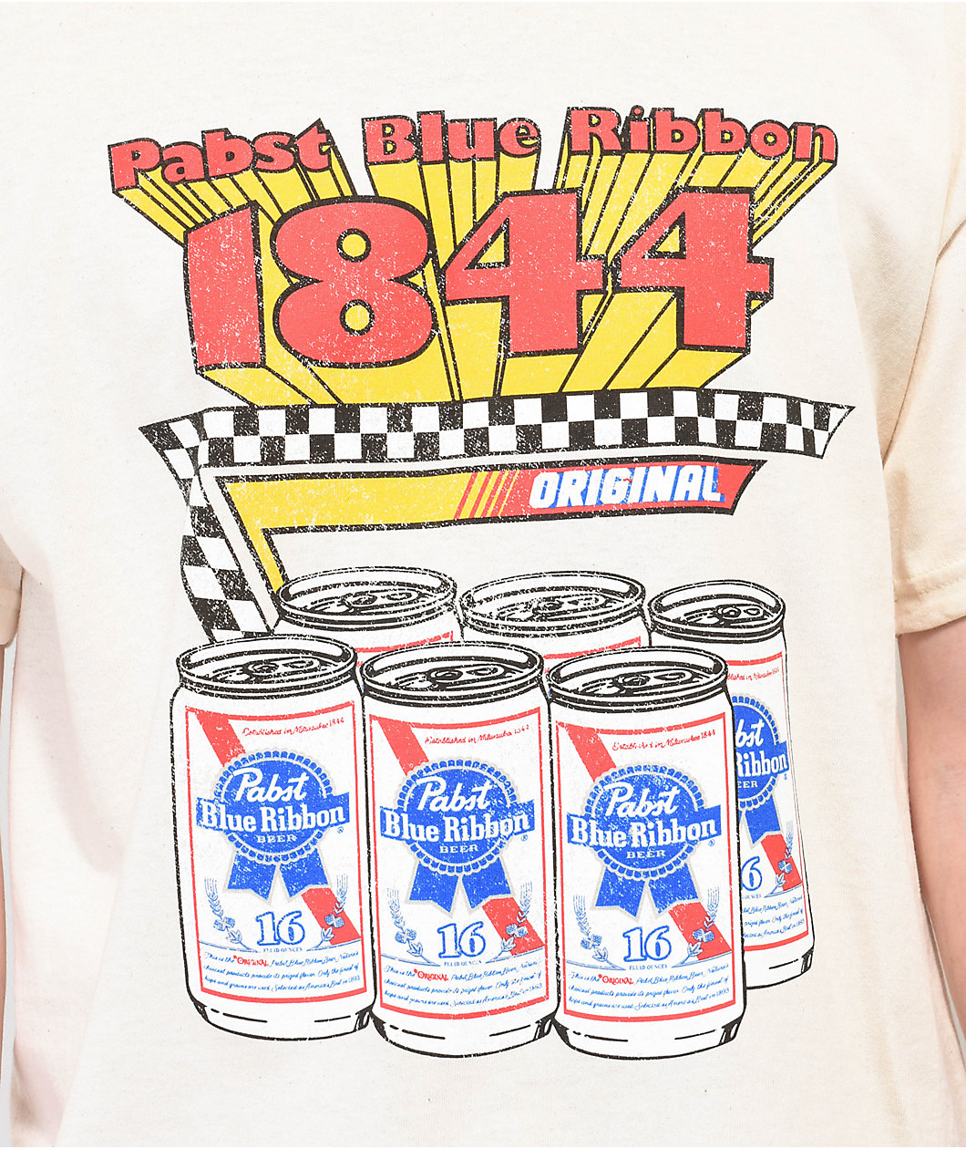 Brew City Pabst Racing Natural T-Shirt