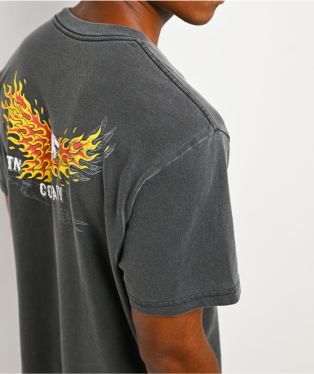 Brixton Blazing Charcoal T-Shirt