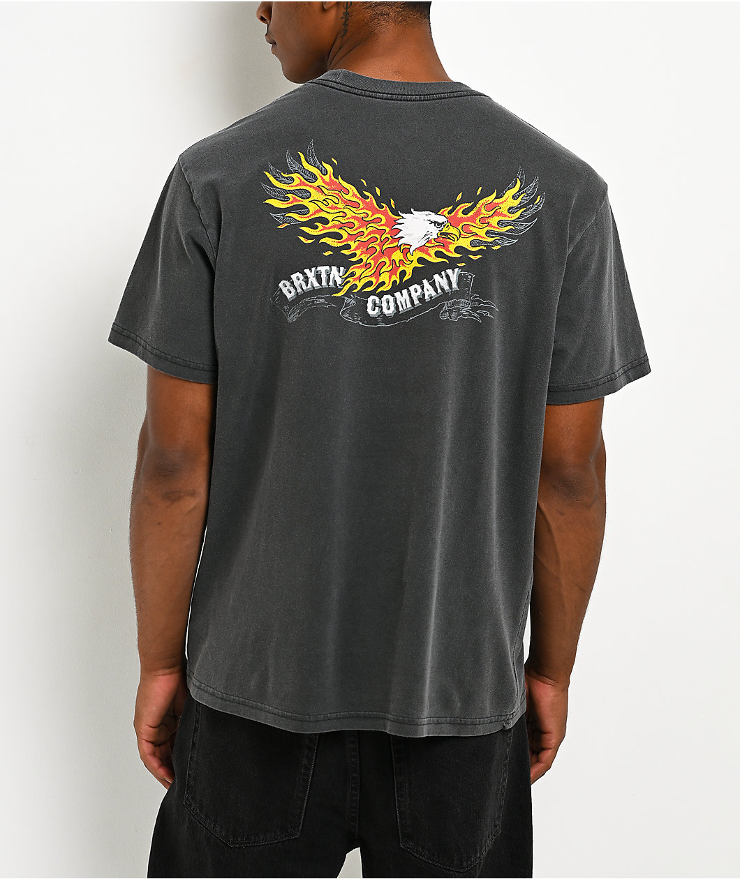 Brixton Blazing Charcoal T-Shirt