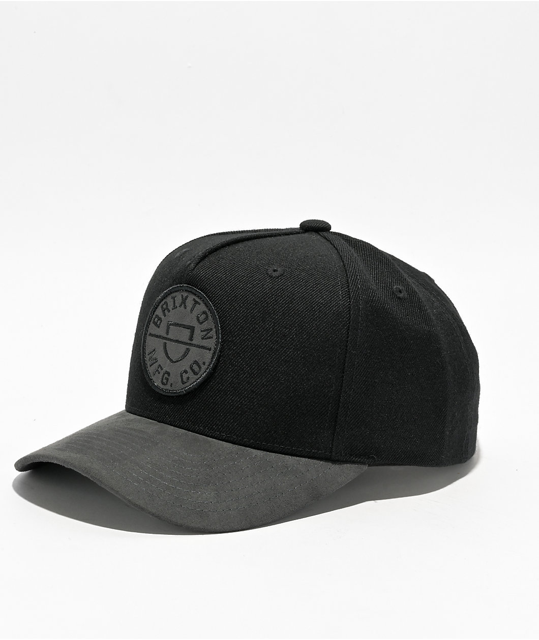 Brixton Crest Black Trucker Hat