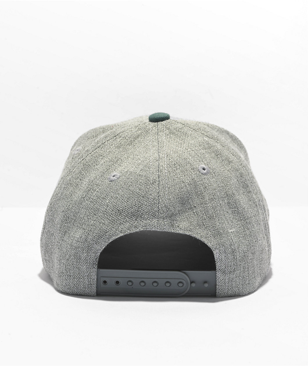 Brixton Crest Dark Heather & Dark Green Snapback Hat