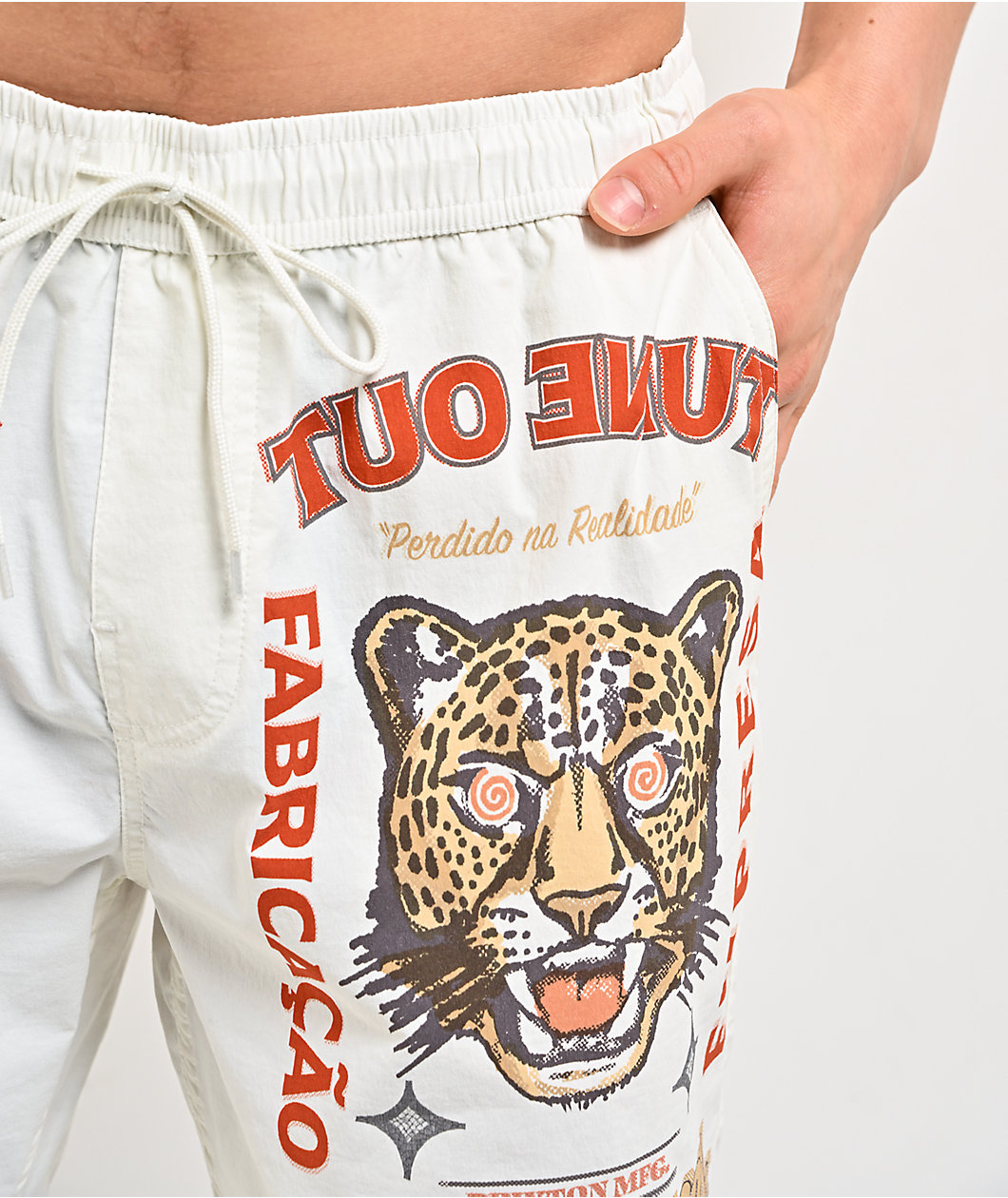 Brixton Everyday Hybrid White Shorts