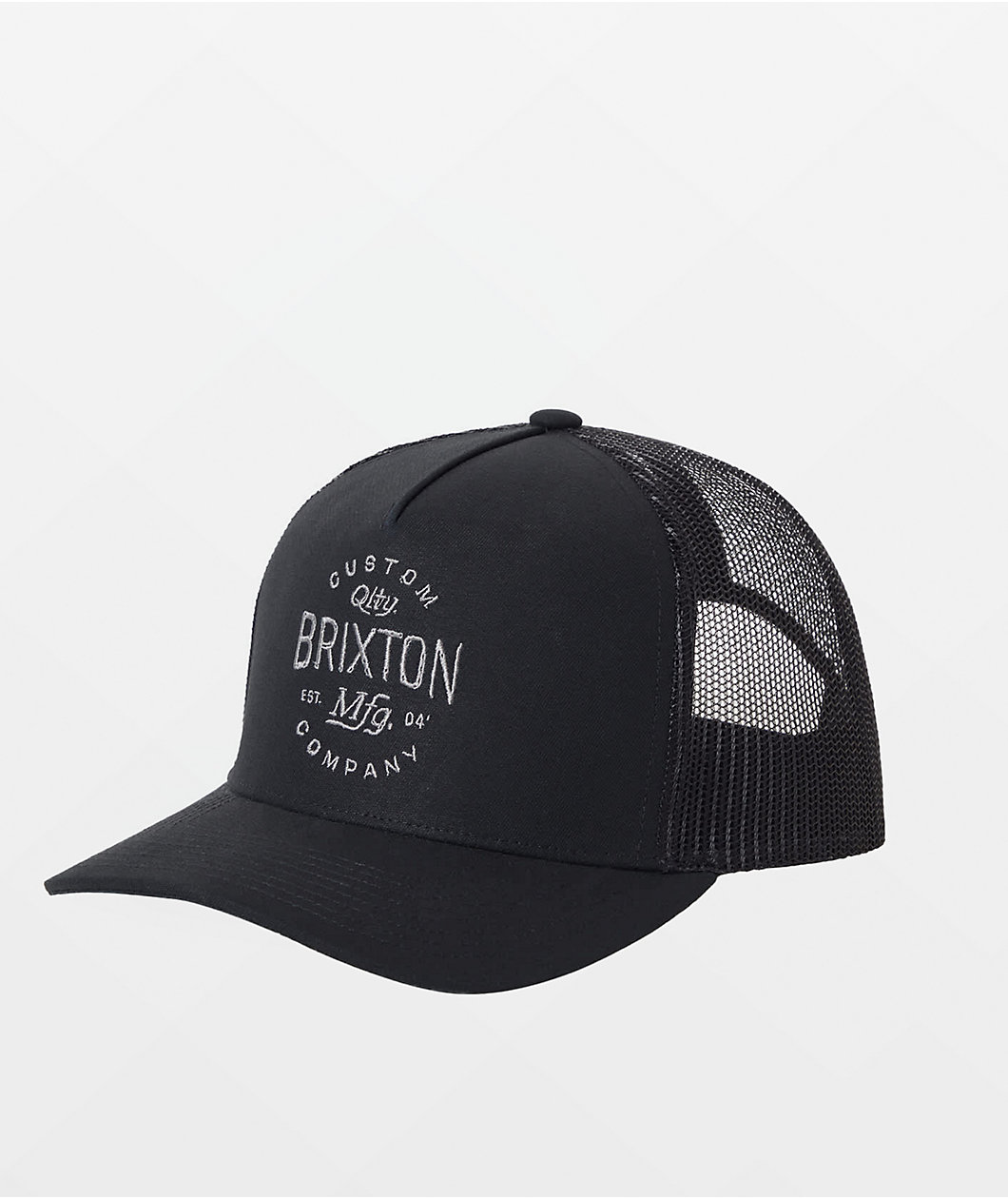 Brixton Freemont Black Trucker Hat