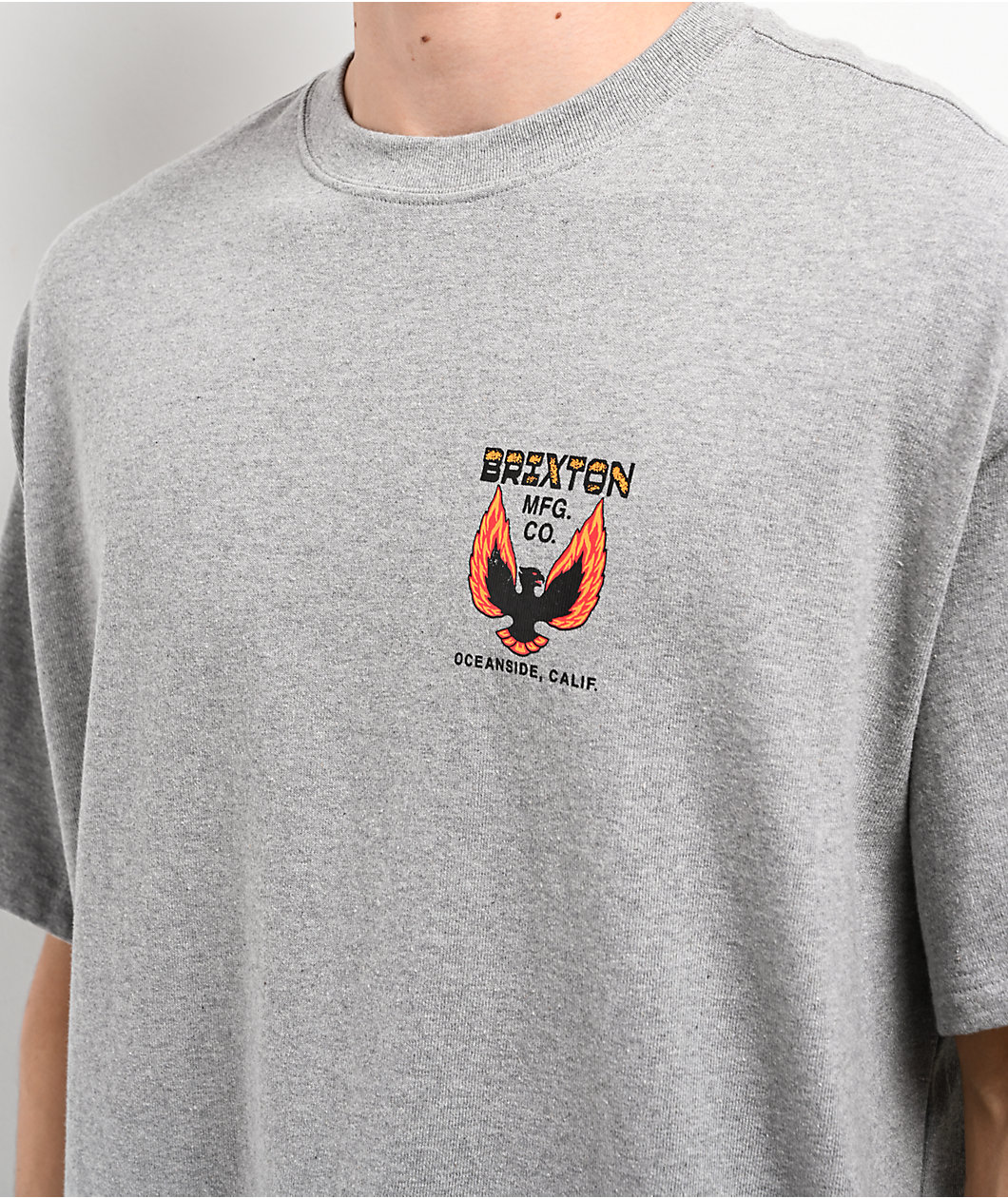 Brixton Garvey Grey T-Shirt