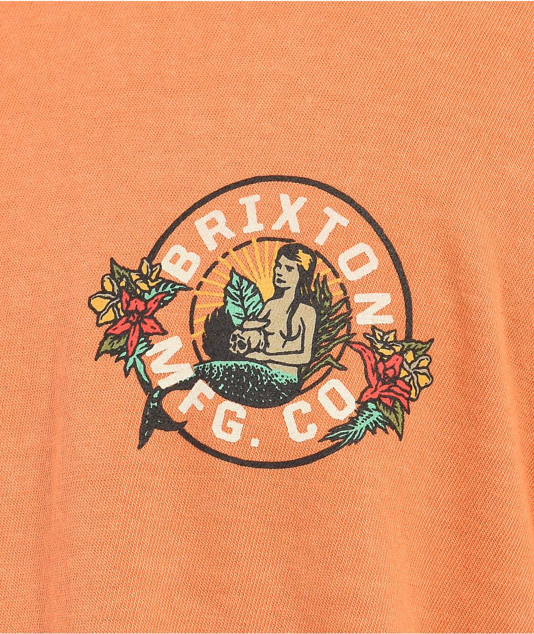 Brixton Geneva Orange T-Shirt