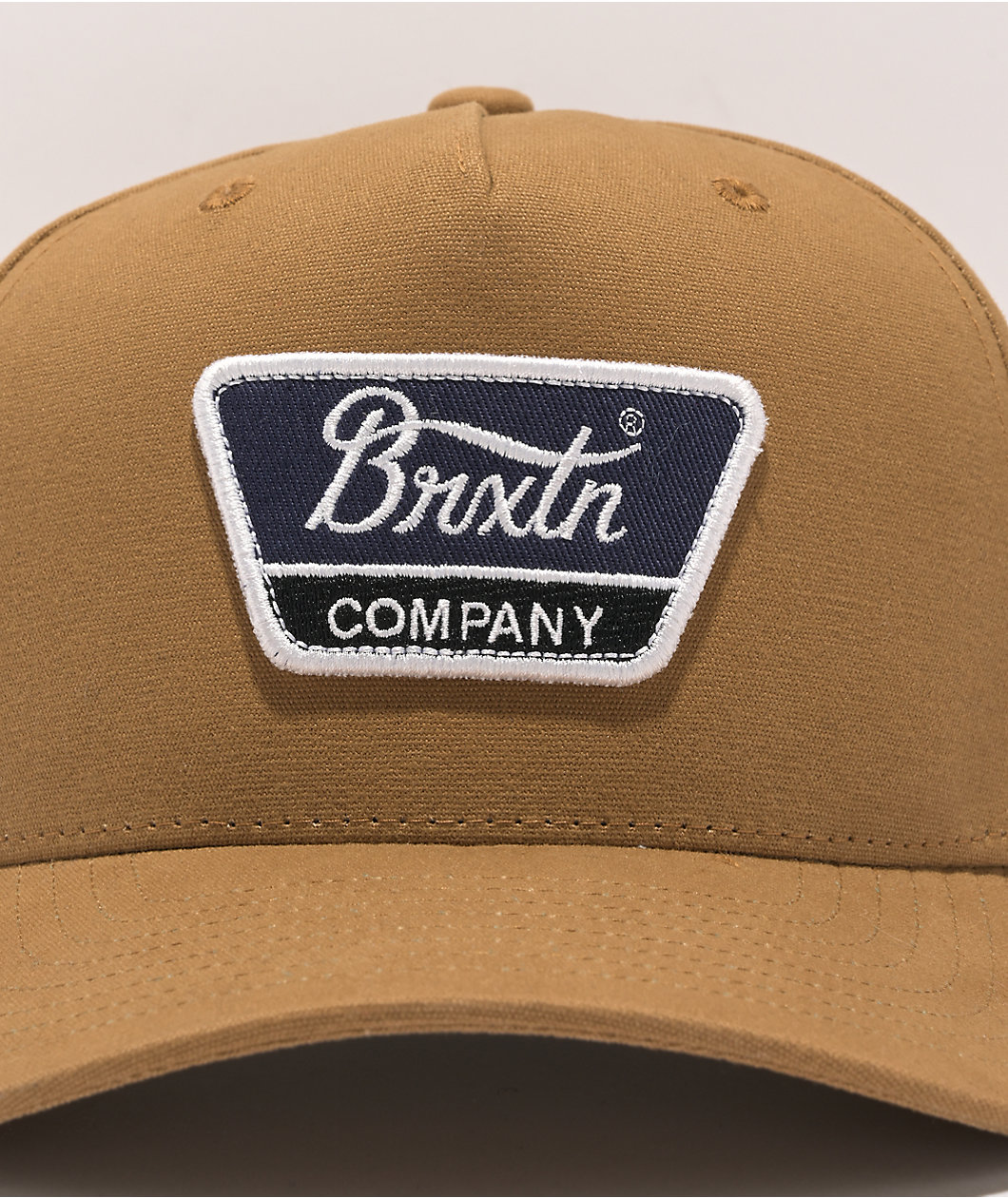 Brixton Linwood C MP Brown Snapback Hat