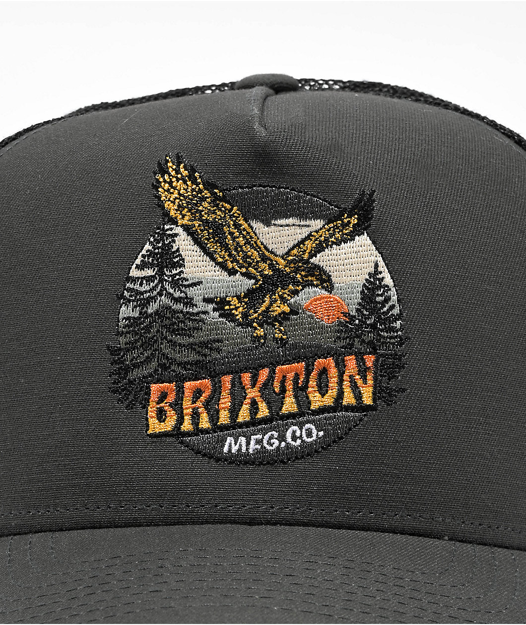 Brixton Ridgewood Charcoal & Black Trucker Hat