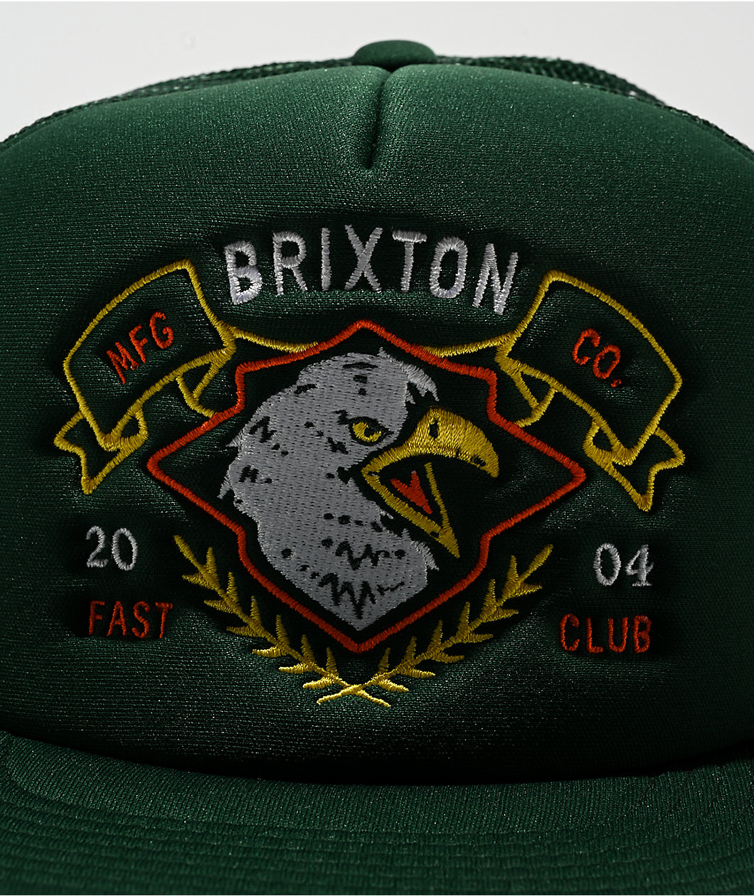 Brixton Ruckett Dark Green Trucker Hat
