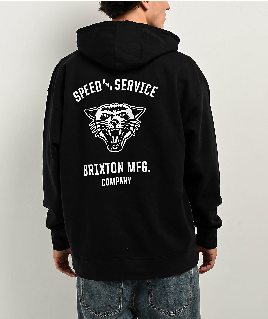 Brixton Speed & Service Black Hoodie