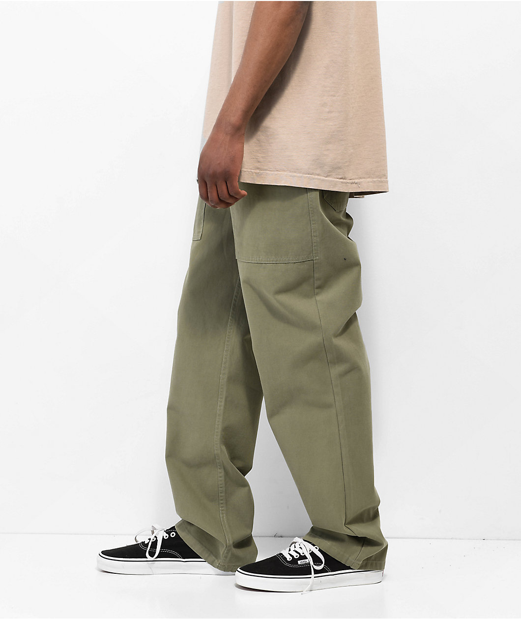 Brixton Surplus Relaxed Olive Pants