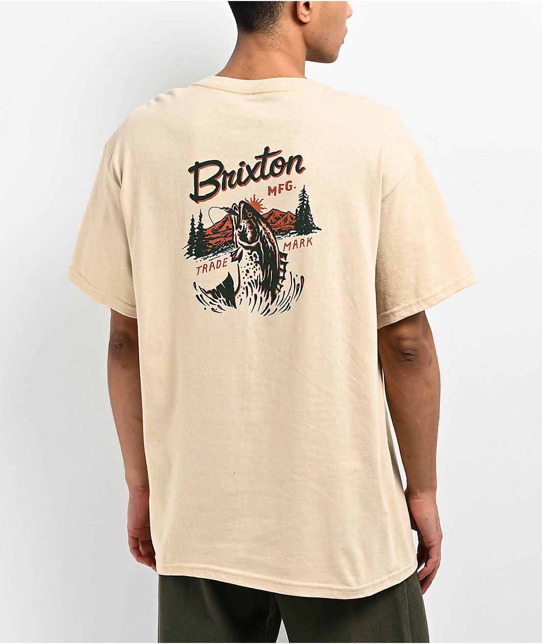 Brixton Welton Cream T-Shirt