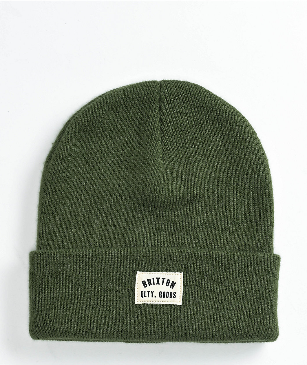 Brixton Woodburn Watch Dark Green Beanie