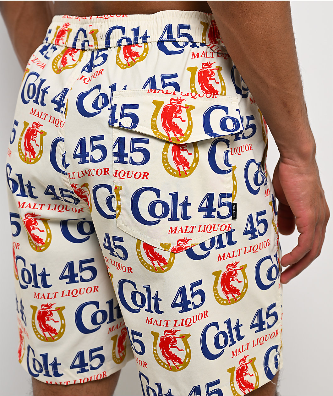Brixton x Colt 45 Everyday Stretch Hybrid Ivory Shorts