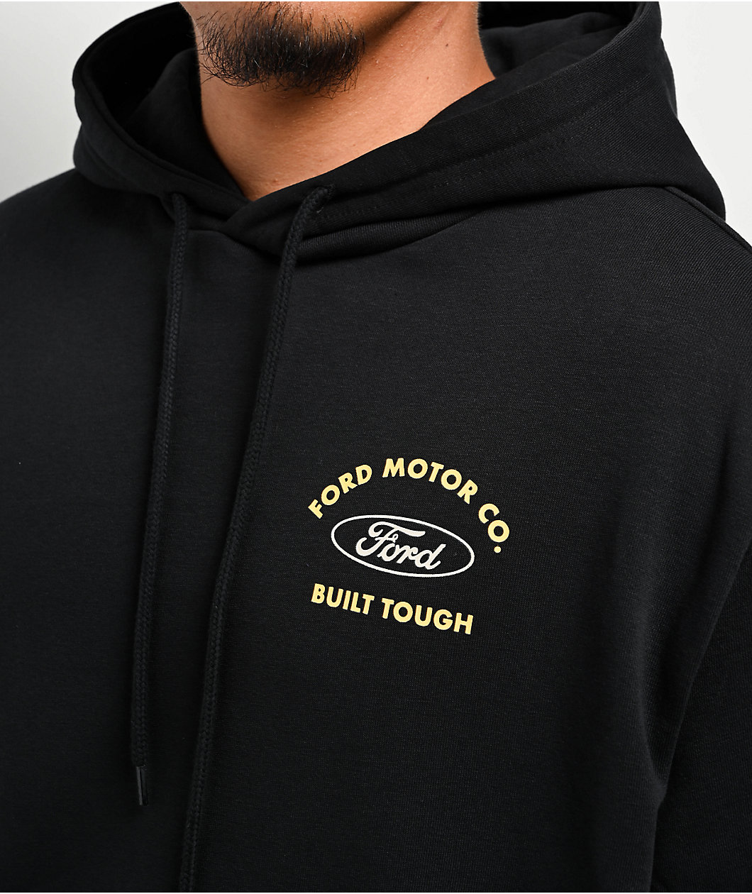 Brixton x Ford Built Tough Black Hoodie
