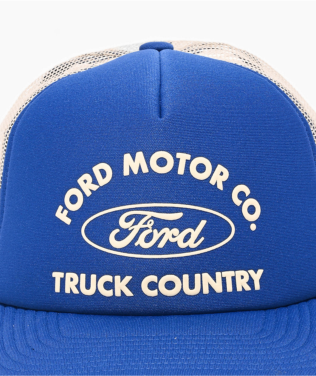 Brixton x Ford Built Tough Blue Stripe Trucker Hat