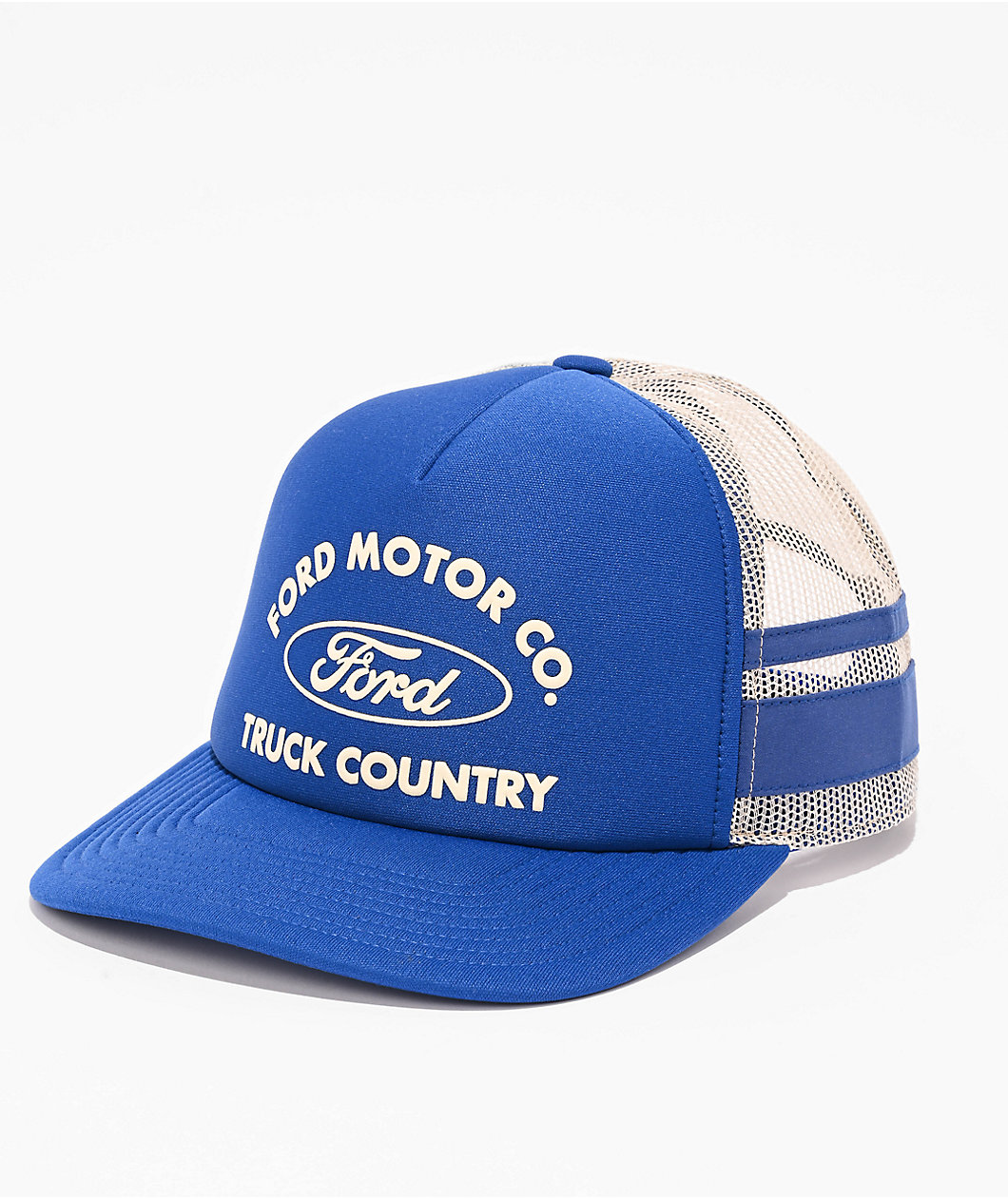 Brixton x Ford Built Tough Blue Stripe Trucker Hat