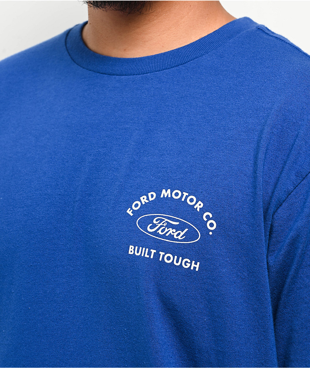 Brixton x Ford Built Tough Blue T-Shirt