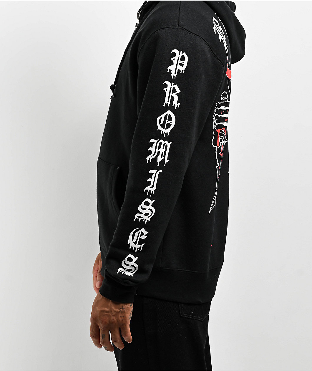 Broken Promises 5150 Black Zip Hoodie