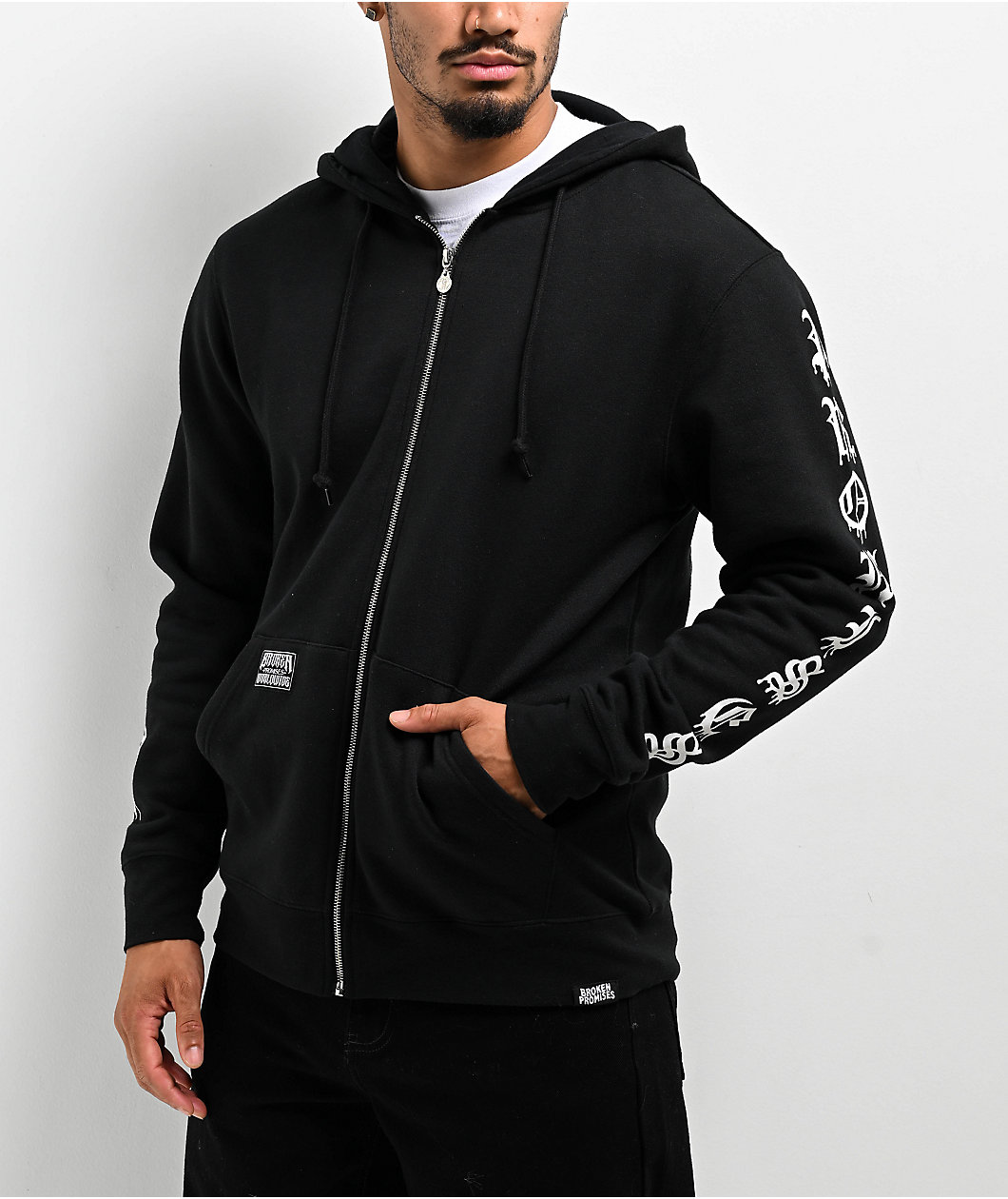 Broken Promises 5150 Black Zip Hoodie