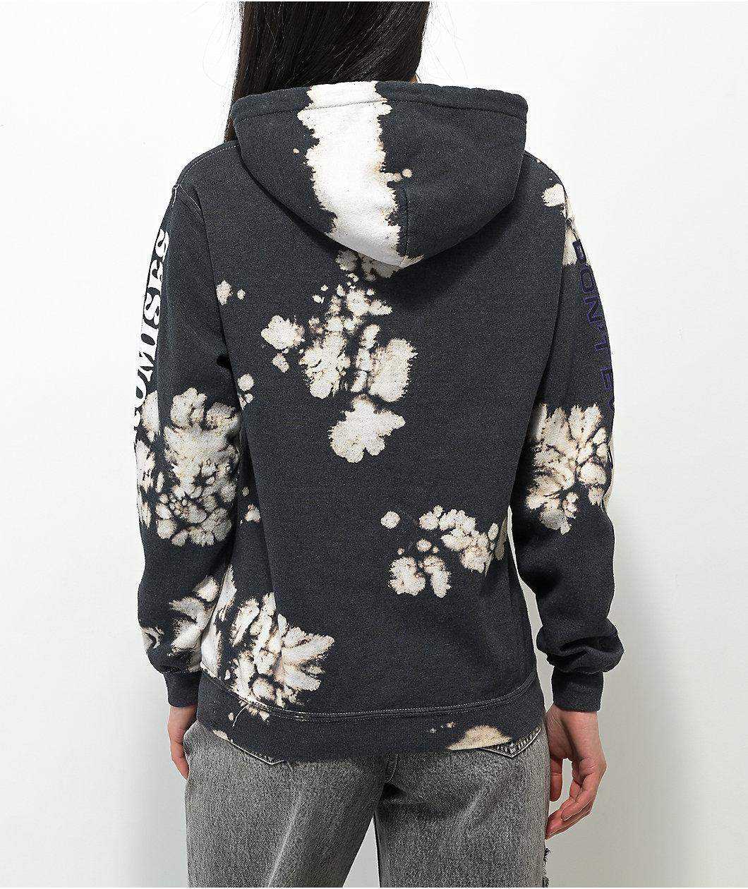 Broken Promises Abduction Bleach Dye Hoodie