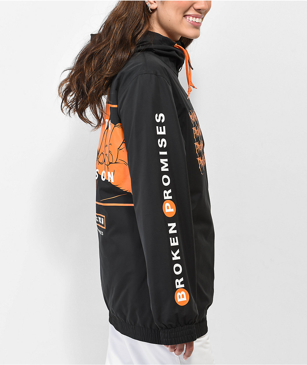 Broken Promises Addiction Black Snow Jacket