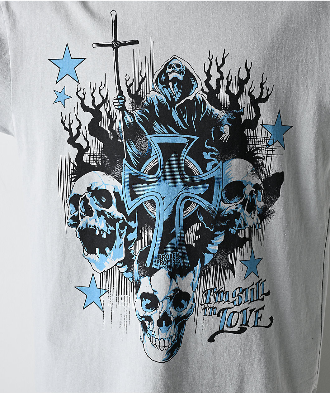 Broken Promises After Life Grey T-Shirt