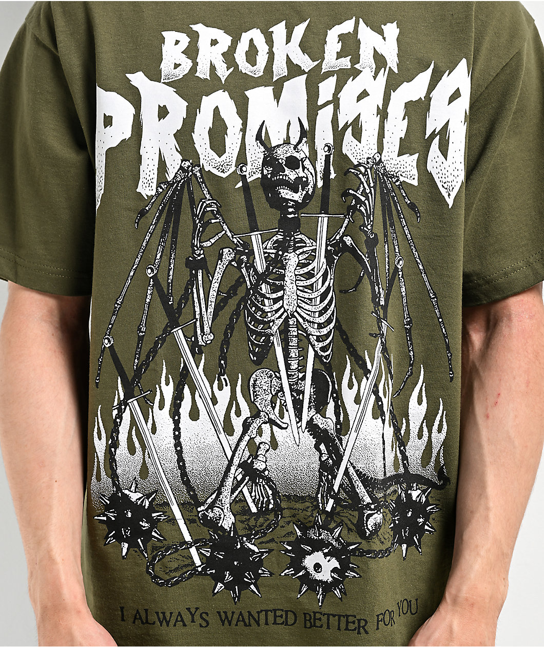 Broken Promises Better For You Green T-Shirt