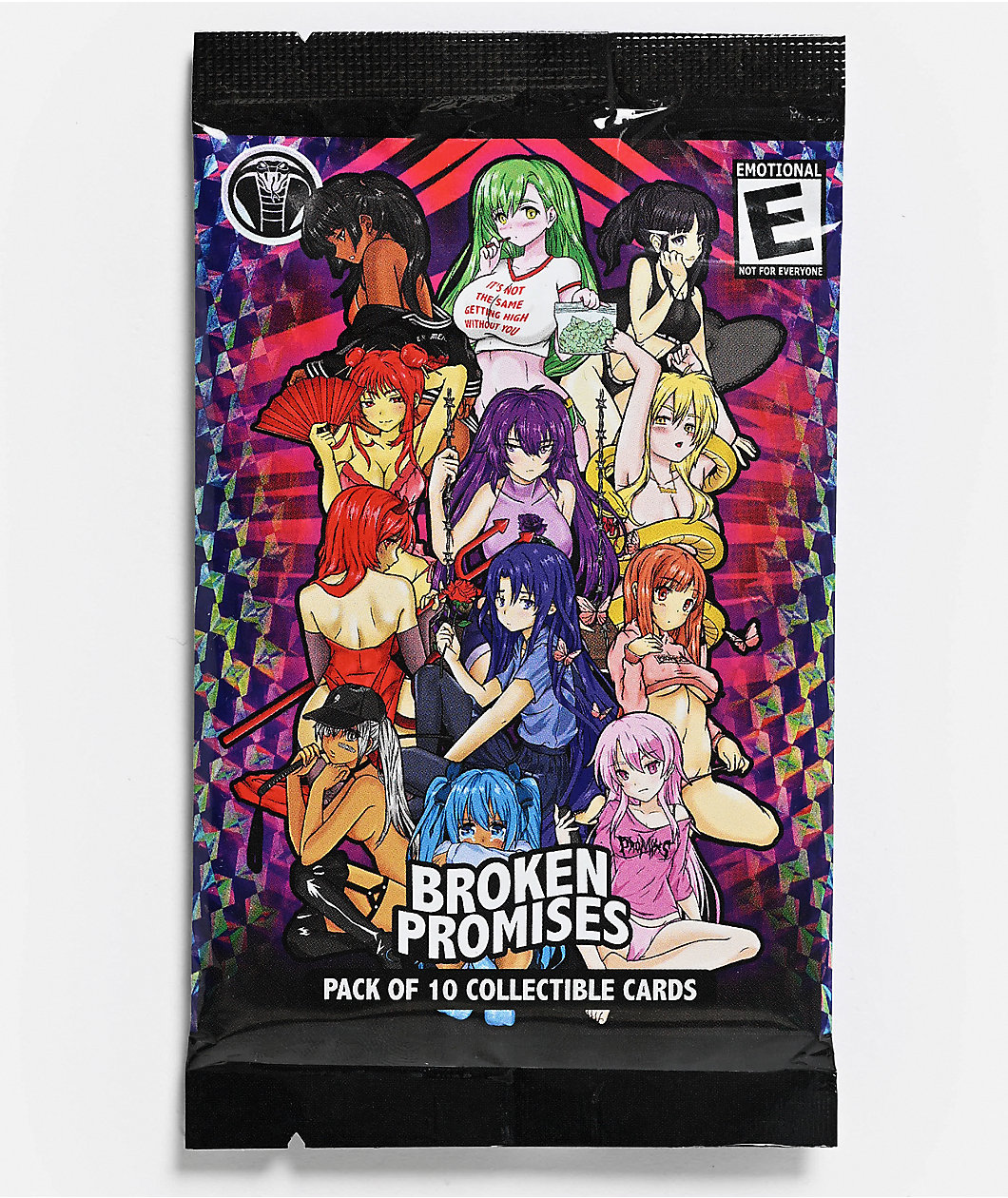 Broken Promises Big Face Trading Card Booster Pack