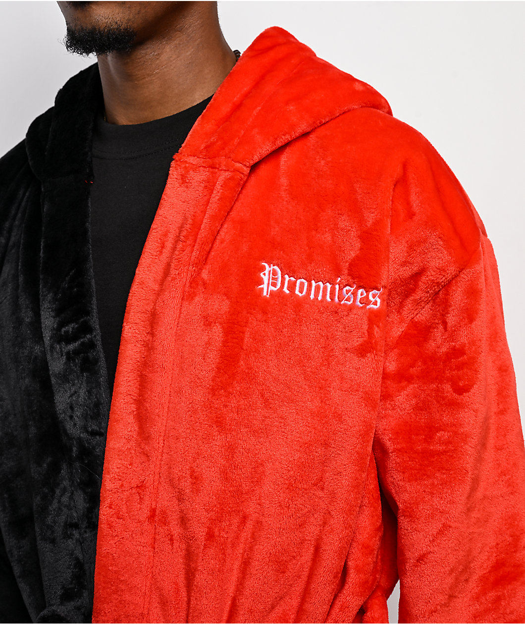 Broken Promises Black & Red Horn Robe at Hamilton Place in