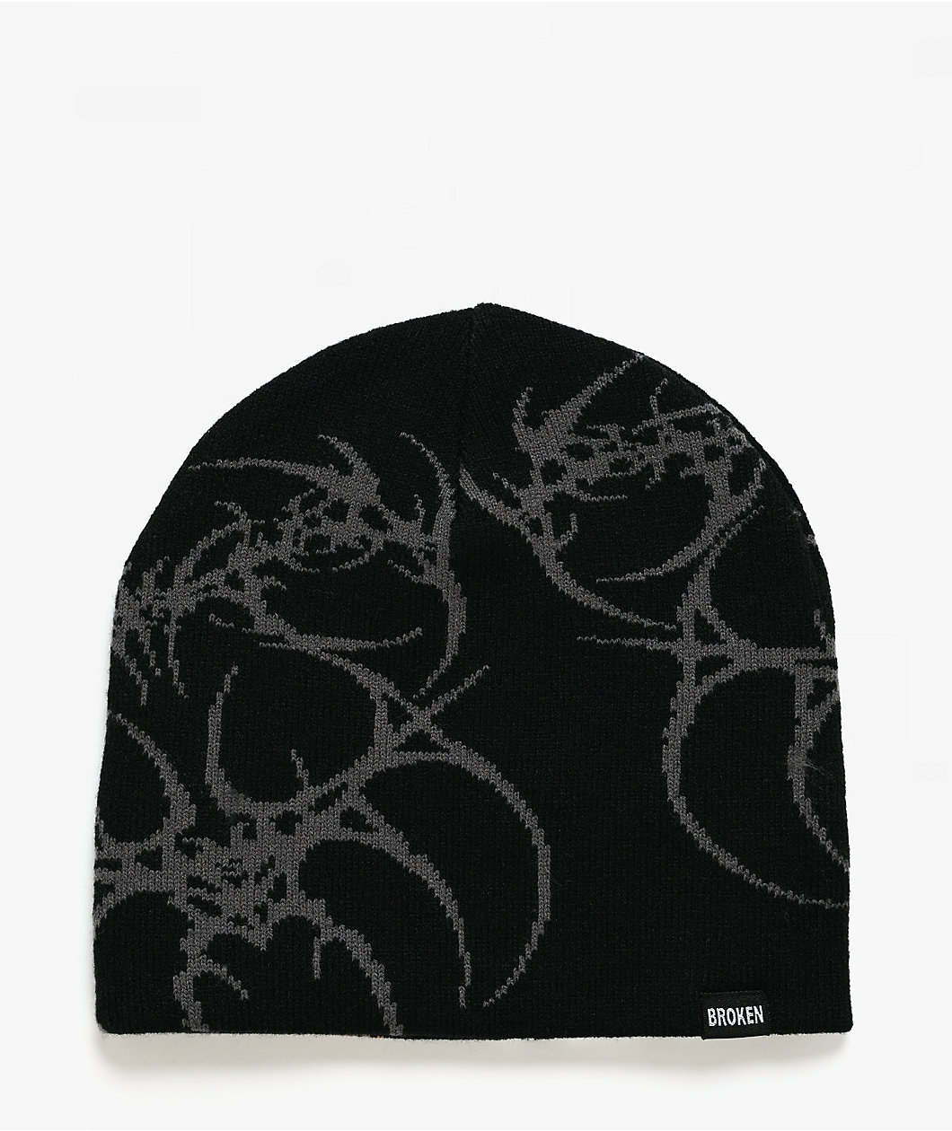 Broken Promises Bludgeon Black Skully Beanie