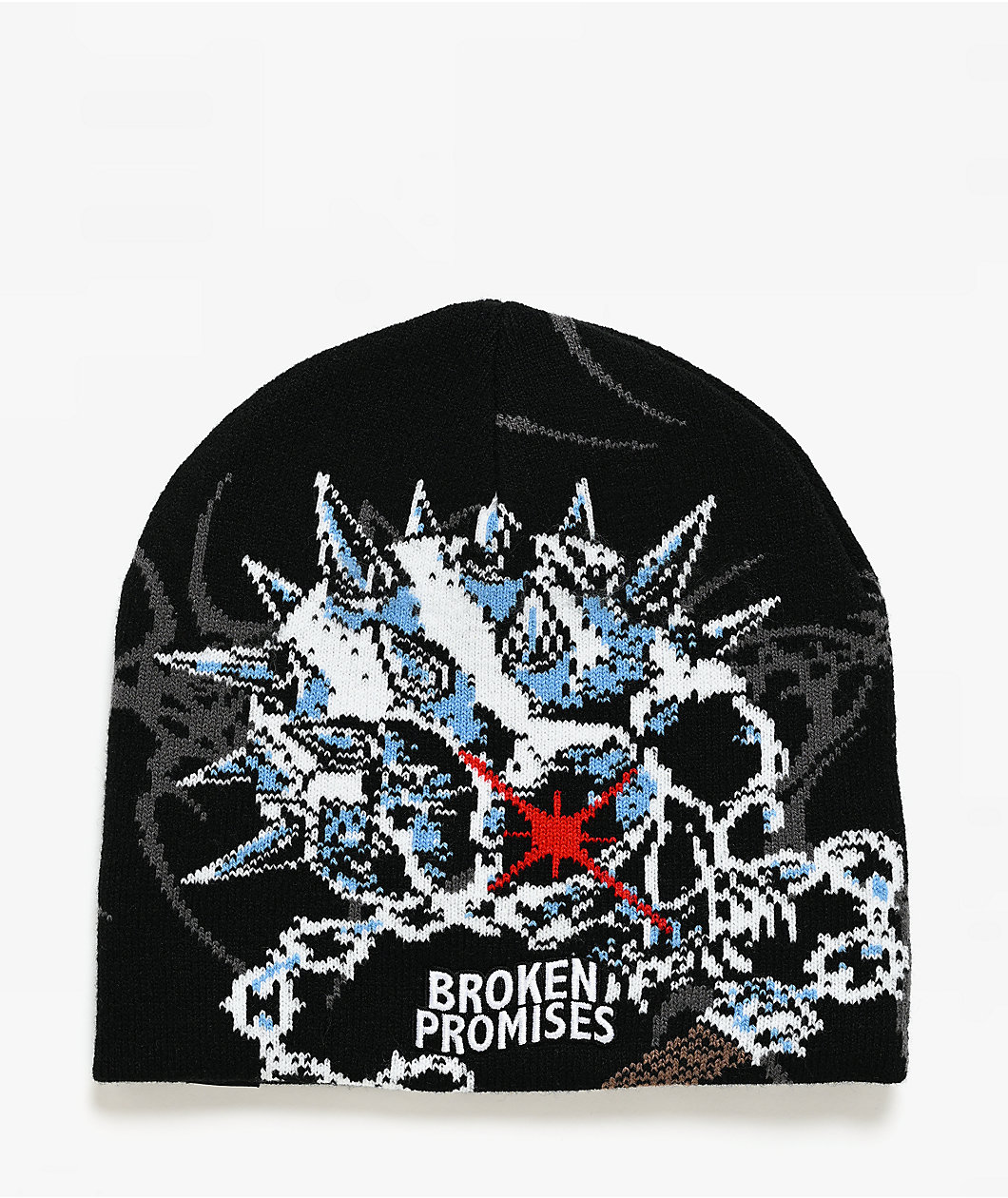Broken Promises Bludgeon Black Skully Beanie