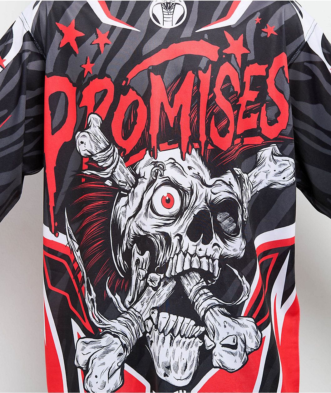 Broken Promises Bone Biter Black & Red Jersey