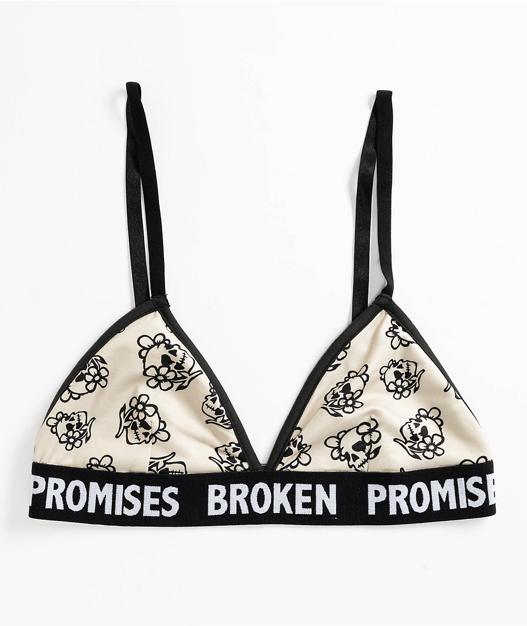 Broken Promises Brain Fog Cream & Black Lounge Bralette