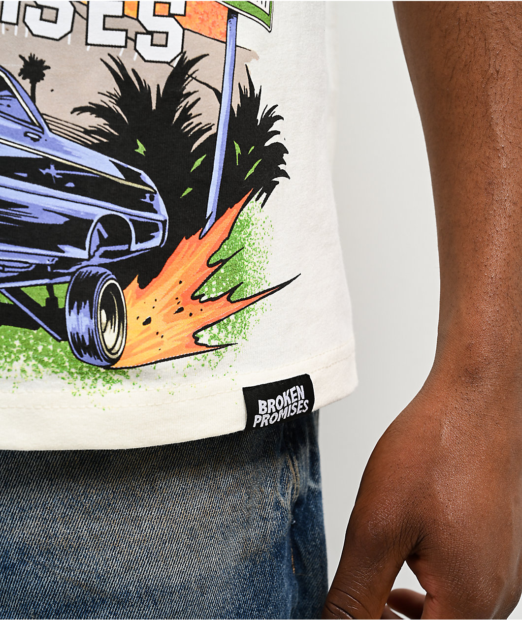 Broken Promises California La La Land Cream T-Shirt