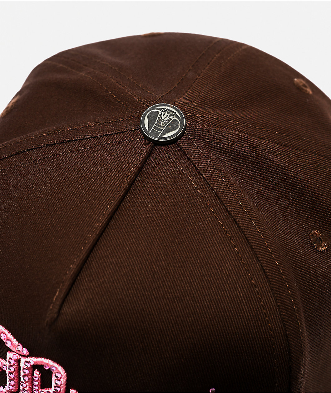 Broken Promises Charmed Brown Snapback Hat