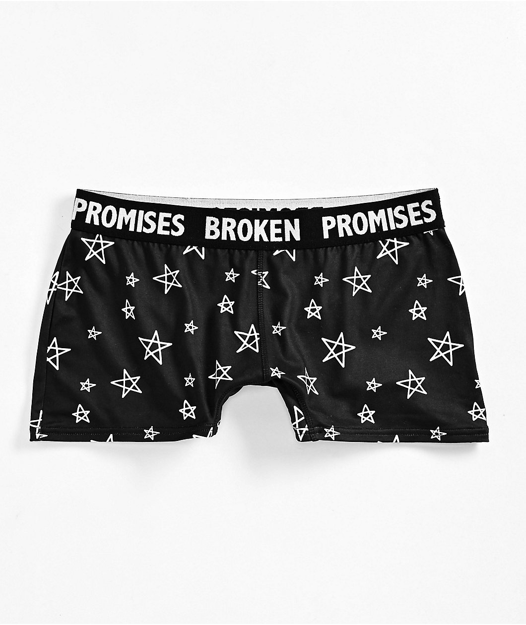 Broken Promises Chuck Lounge Black Boyshort Underwear