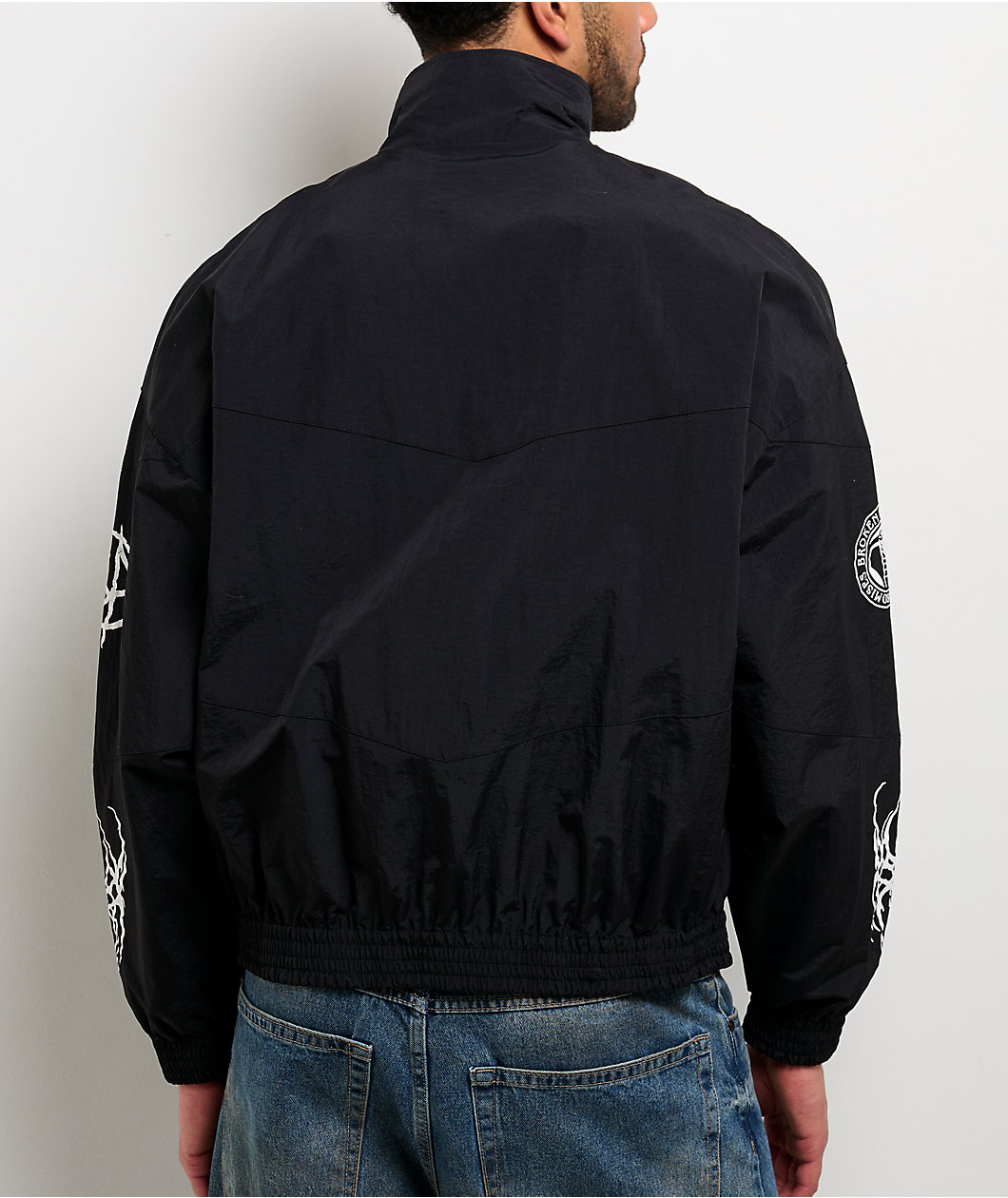 Broken Promises Cybersport Black Windbreaker Jacket