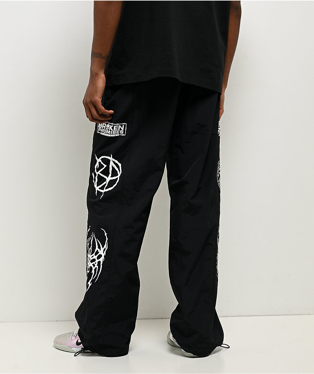 Broken Promises Cybersport Black Windbreaker Pants