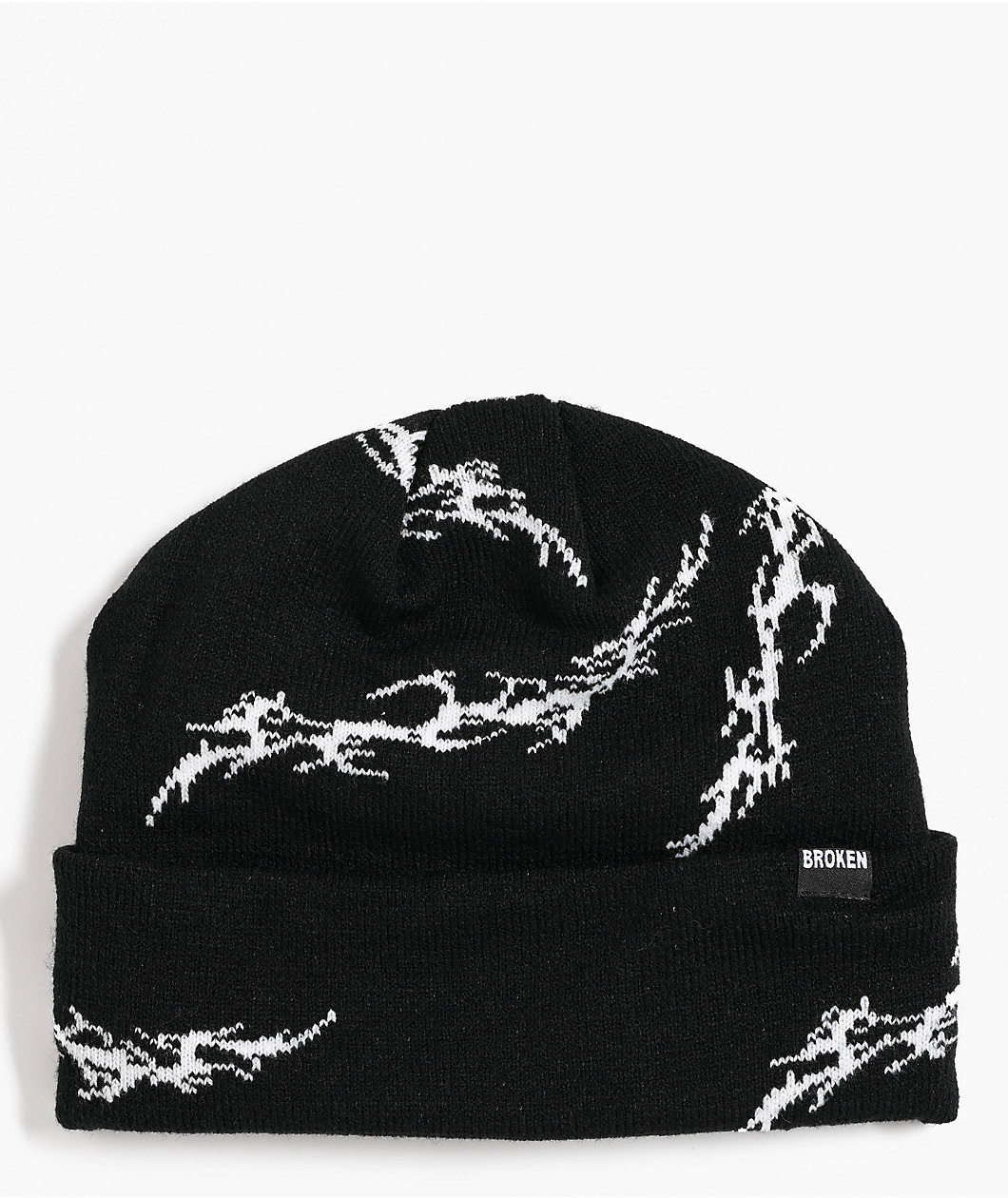 Broken Promises Cyberwire Black Beanie