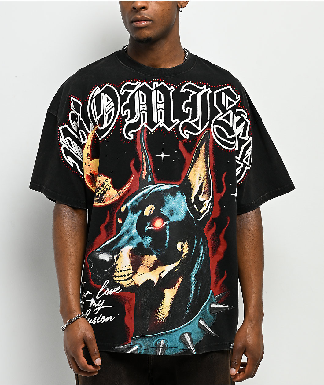 Broken Promises Delusion Black Wash T-Shirt