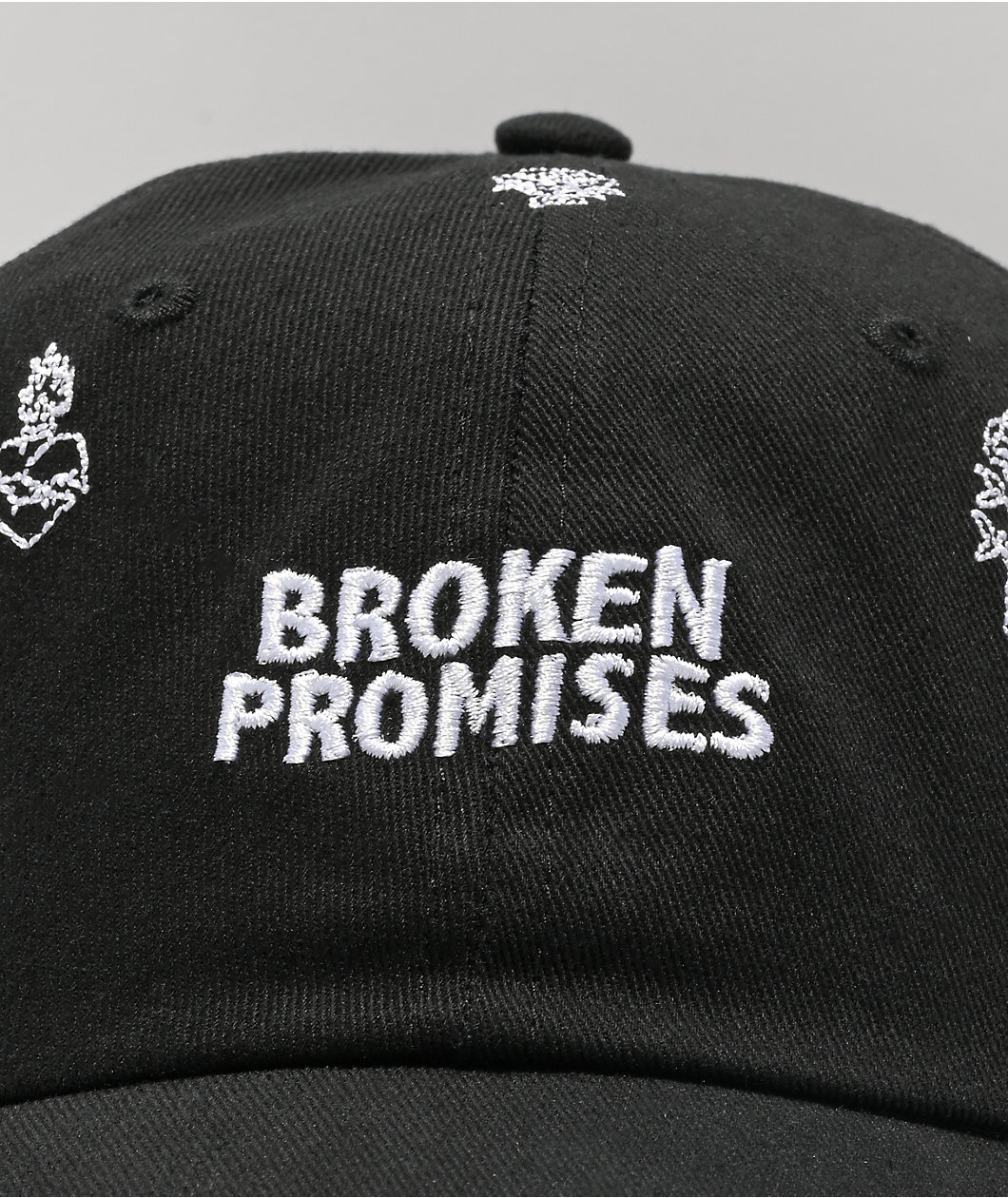 Broken Promises Fortune Black Strapback Hat